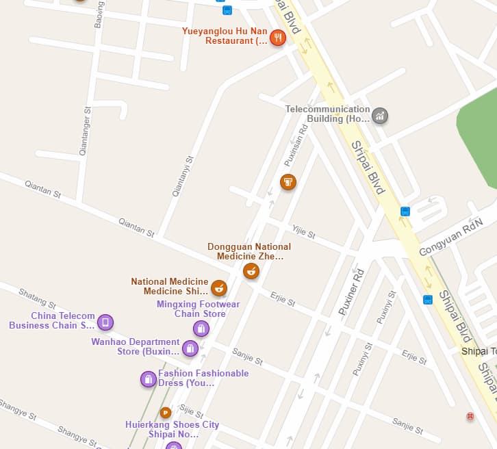 map of Suniu